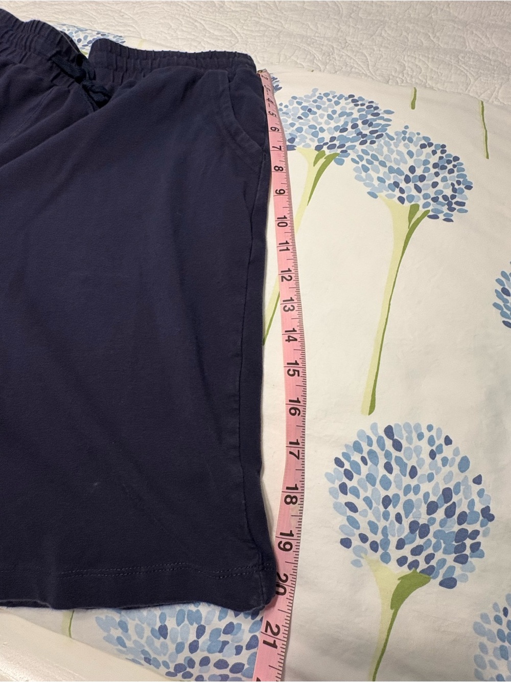 Daily Ritual Navy Drawstring Track Shorts - Picture 5 of 12